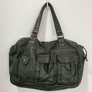 Aldo Olive Green Leather bag